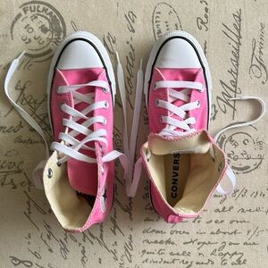 Converse size 5 Bubble Gum Pink Chuck Taylor high tops